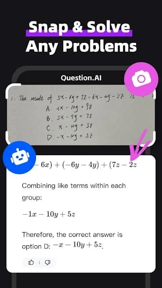 Question.AI – Chatbot&Math AI 3.3.16