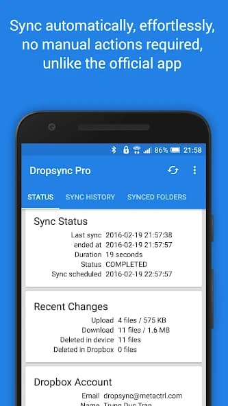 Dropsync: Autosync for Dropbox 7.2.6