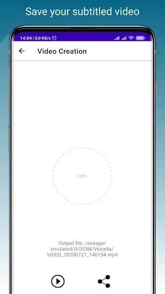 Voicella -video auto subtitles 0.104