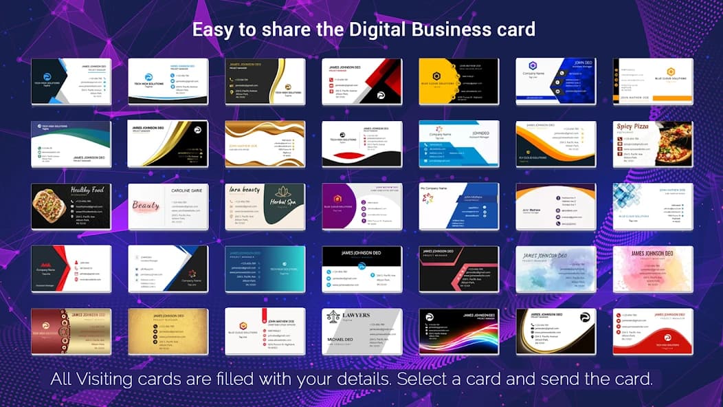 Business Card Maker, Visiting 10.1
