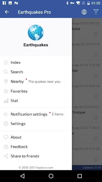 Earthquakes Pro 3.6.1