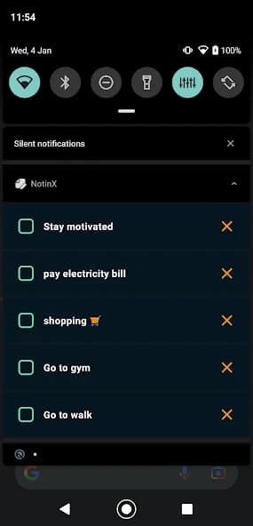 NotinX – notes in notification 1.0.03