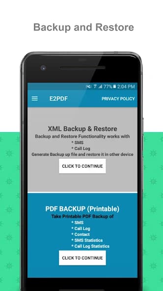 E2PDF SMS Call Backup Restore 26.07.2024