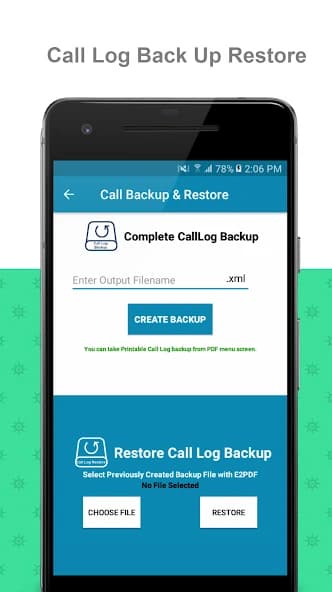 E2PDF SMS Call Backup Restore 26.07.2024