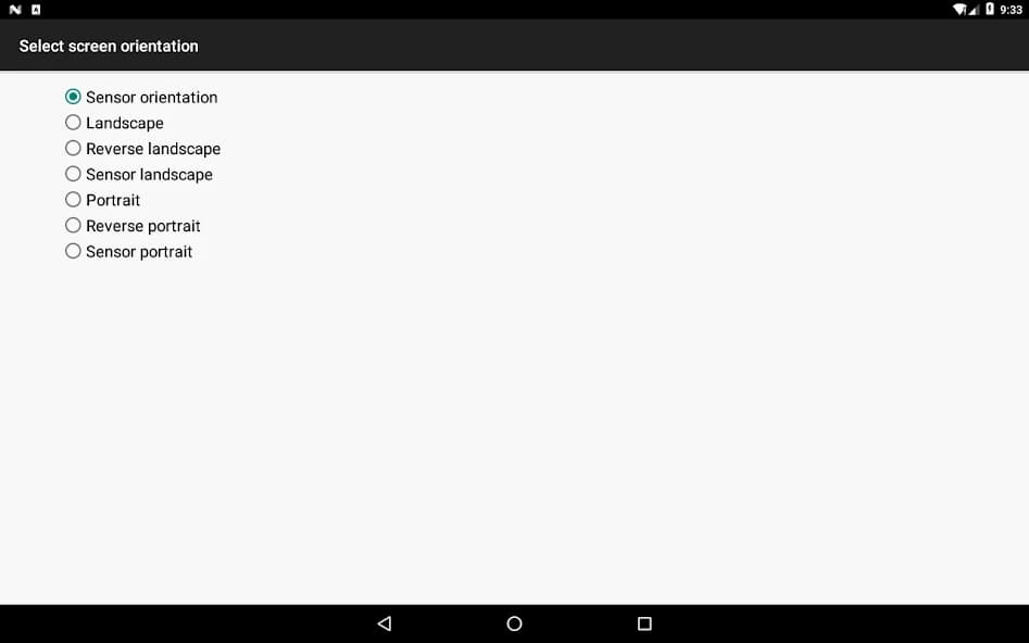 control screen rotation 4.1