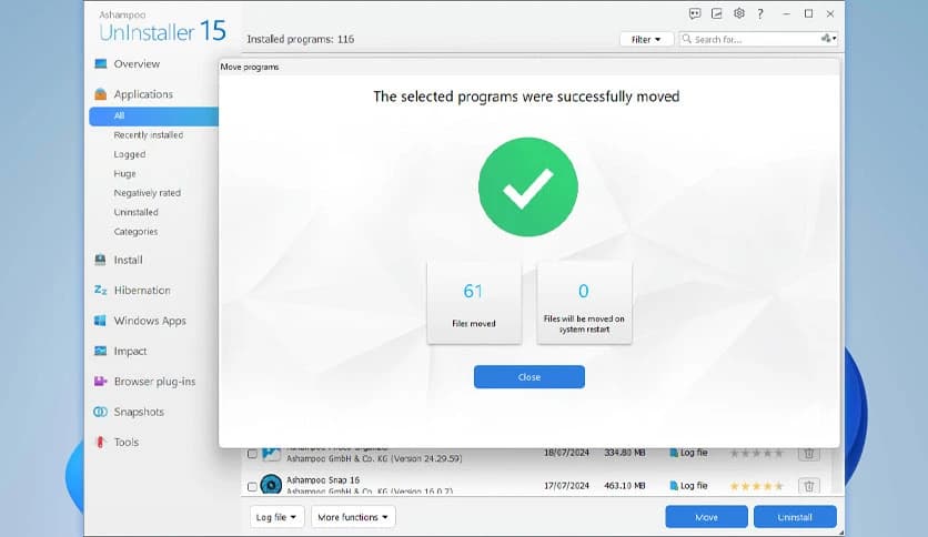 Ashampoo UnInstaller 15.00.22