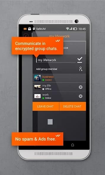 Secure messenger SafeUM 1.1.0.1640