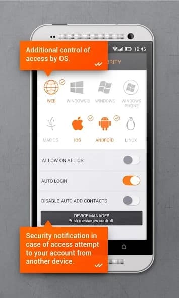 Secure messenger SafeUM 1.1.0.1640