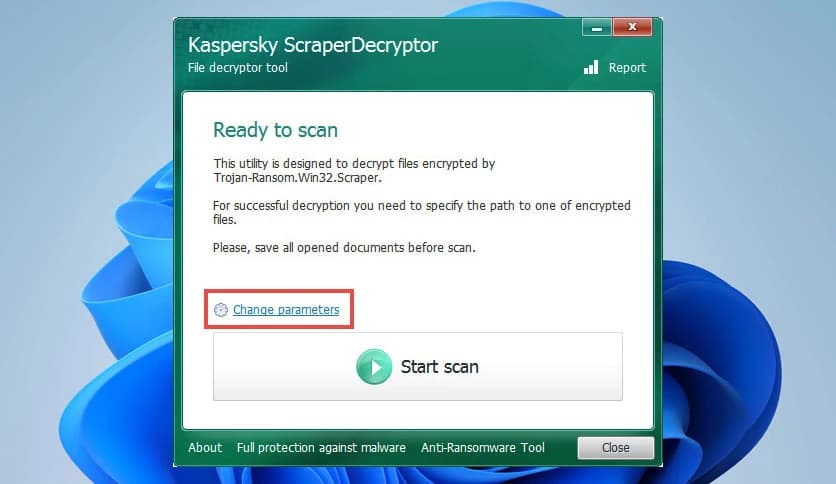 Kaspersky ScraperDecryptor 1.0.1