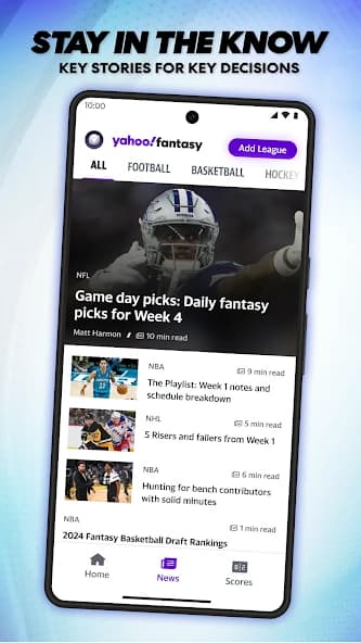 Yahoo Fantasy Football, Sports 11.7.0