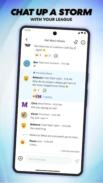 Yahoo Fantasy Football, Sports 11.7.0