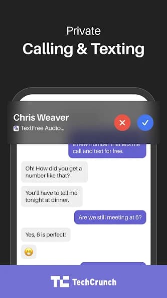 Text Free: Second Phone Number 12.69