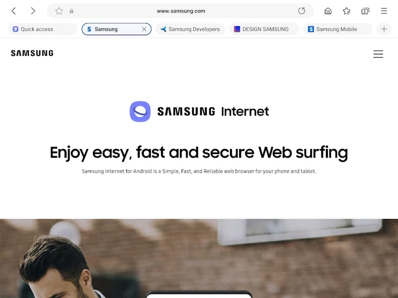 Samsung Internet Browser Beta 27.0.0.39