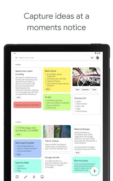Google Keep – Notes and Lists 5.24.342.02.90