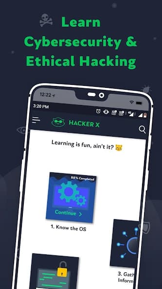 Learn Ethical Hacking: HackerX 1.3.7
