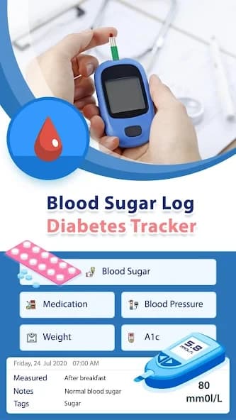 Glucose: Blood Sugar Logs 1.19