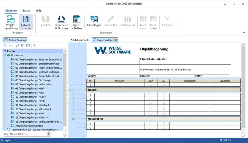 Weise Software Smart-Check 2025.0.0.0