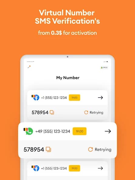 Temp 2nd Number – Receive SMS 2.79
