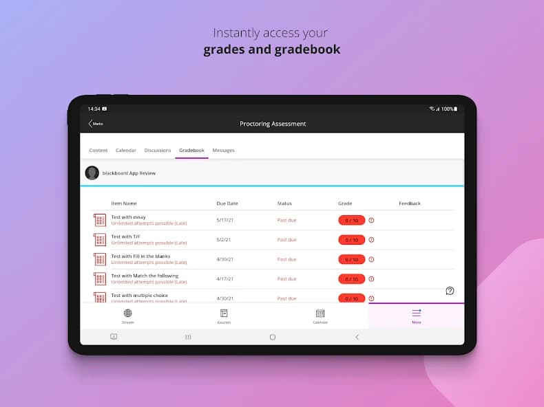 Blackboard Learn 9.6.0
