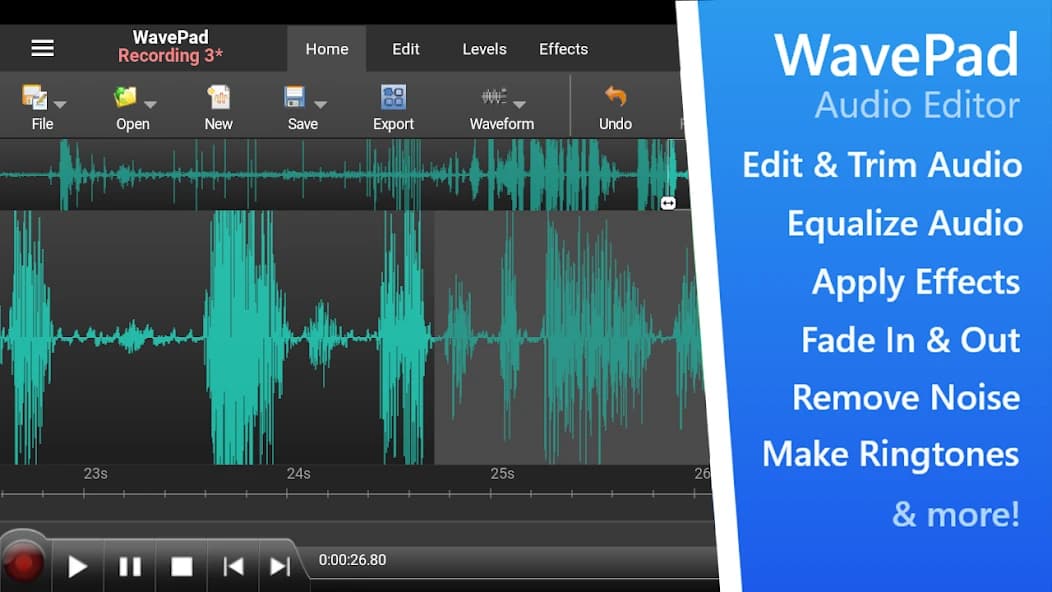 WavePad Audio Editor 19.40