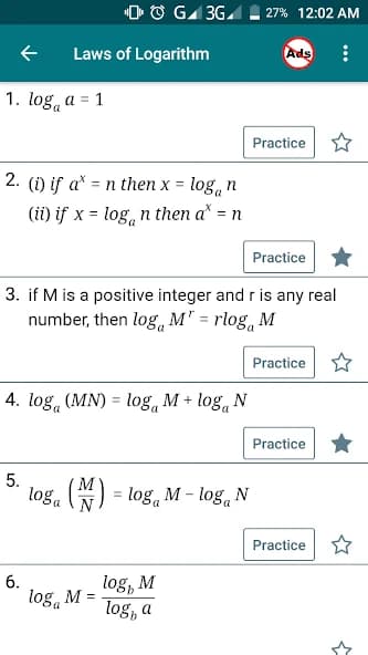 Math Formula with Practice 6.4