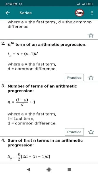 Math Formula with Practice 6.4