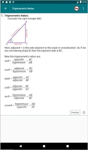 Math Formula with Practice 6.4