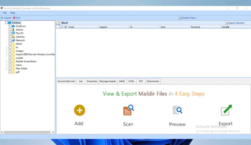 SysTools Maildir Converter 6.0