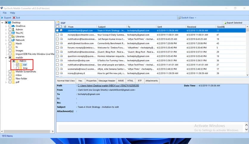 SysTools Maildir Converter 6.0
