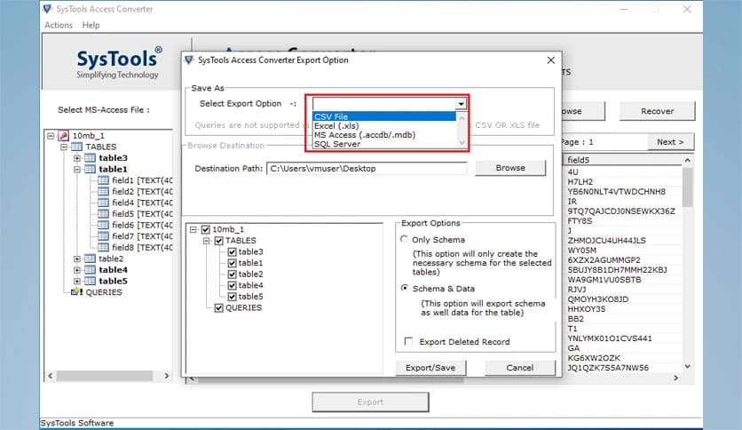 SysTools Access Converter 7.4