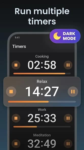 Multi Timer: Timer + Stopwatch 2.2.17