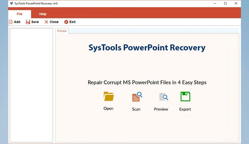 SysTools PowerPoint Recovery 4.2