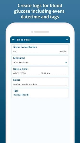 Diabetes Diary – Blood Glucose 1.33