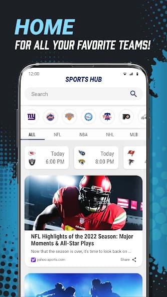 SportsHub: Wallpapers Launcher 3.12.5