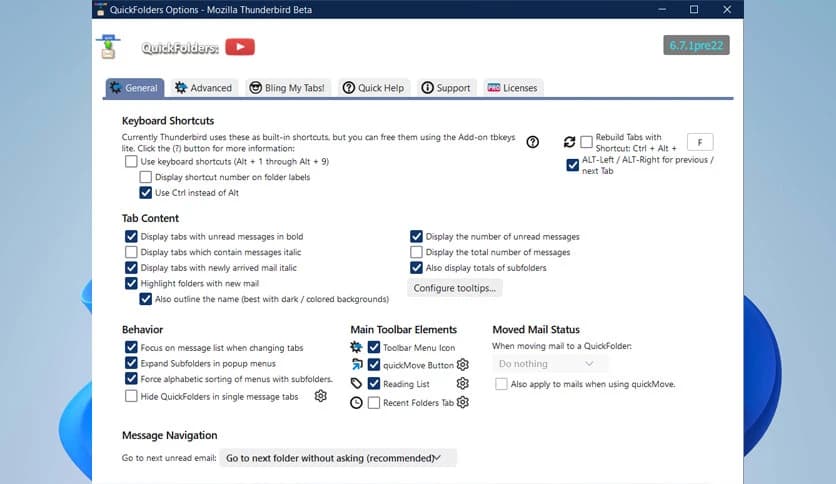 Axel Grude QuickFolders Pro 6.7.0