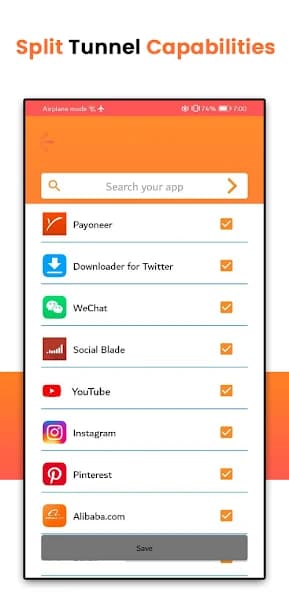 Java VPN fast proxy server 2.0.34