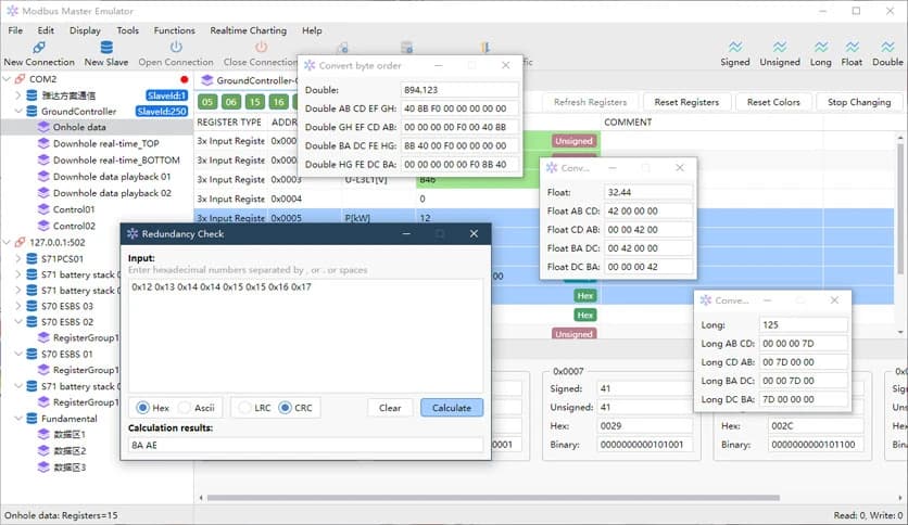 Modbus Master Emulator 2.0.2.9