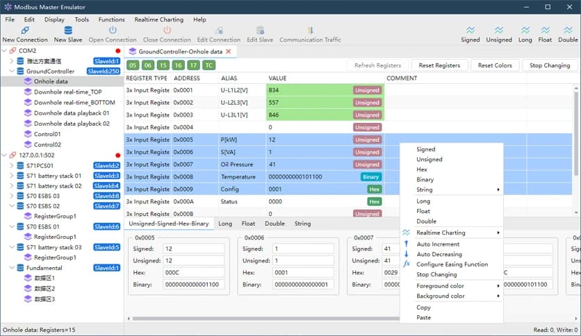 Modbus Master Emulator 2.0.2.9