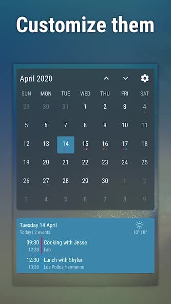 Event Flow Calendar Widget 1.9.6
