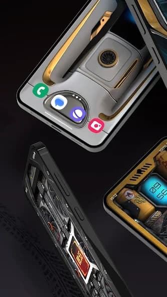 3D Wallpaper Clock Widget HD 5.10.93