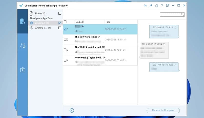 Coolmuster iPhone WhatsApp Recovery 2.0.4