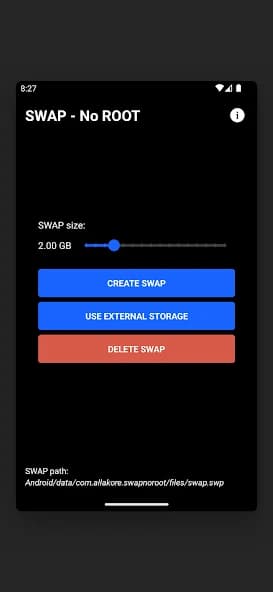 SWAP – No ROOT 4.8.1