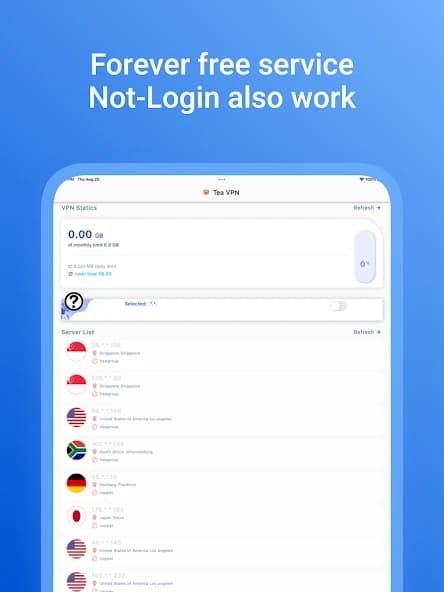Tea VPN – Enjoy Optimized VPN 1.6.7