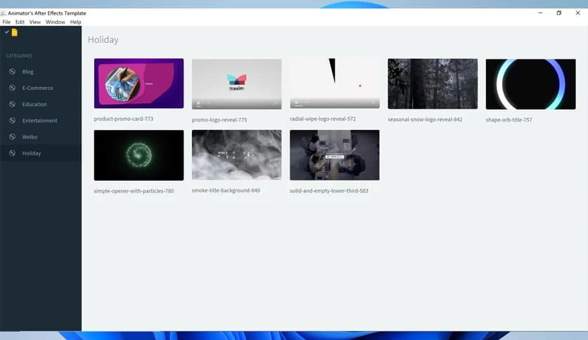 Animator’s After Effects Template 7.6.5