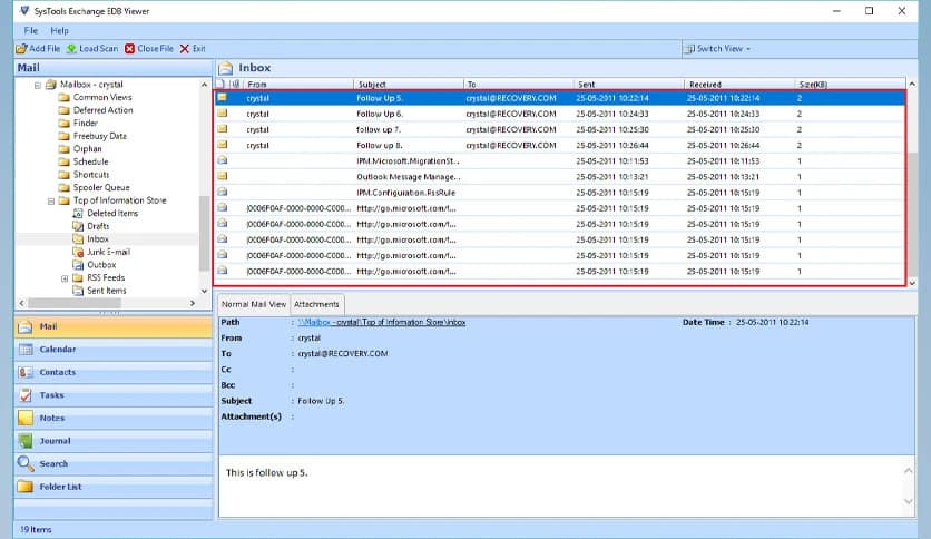 SysTools Exchange EDB Viewer Pro Plus 3.0