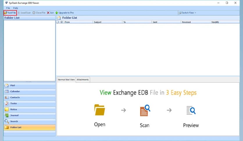 SysTools Exchange EDB Viewer Pro 7.0