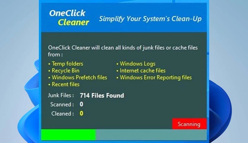 OneClick Cleaner 1.0