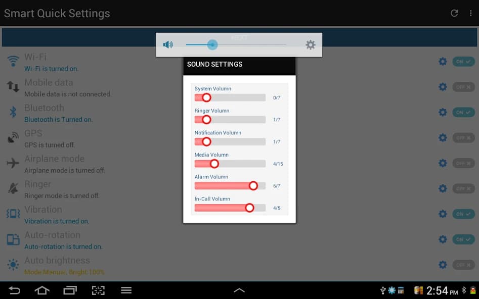 Smart Quick Settings 3.2.1