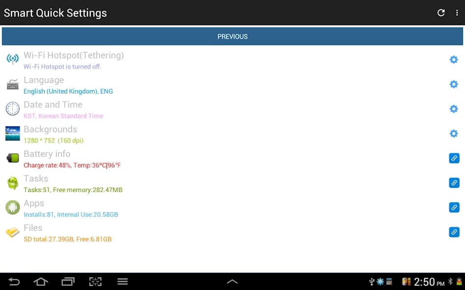 Smart Quick Settings 3.2.1