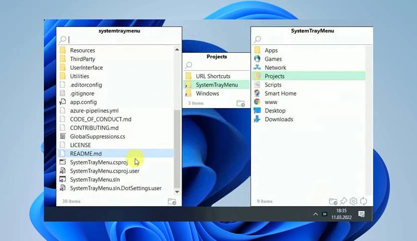 SystemTrayMenu 1.3.5.0